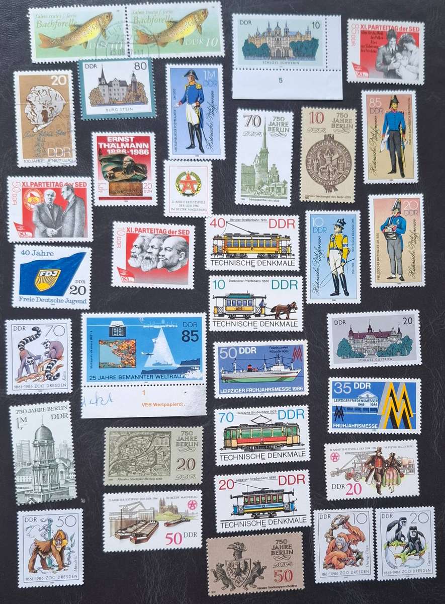 GERMANY, DDR, superb collection of mainly mint stamps, (**) no doubles [6]