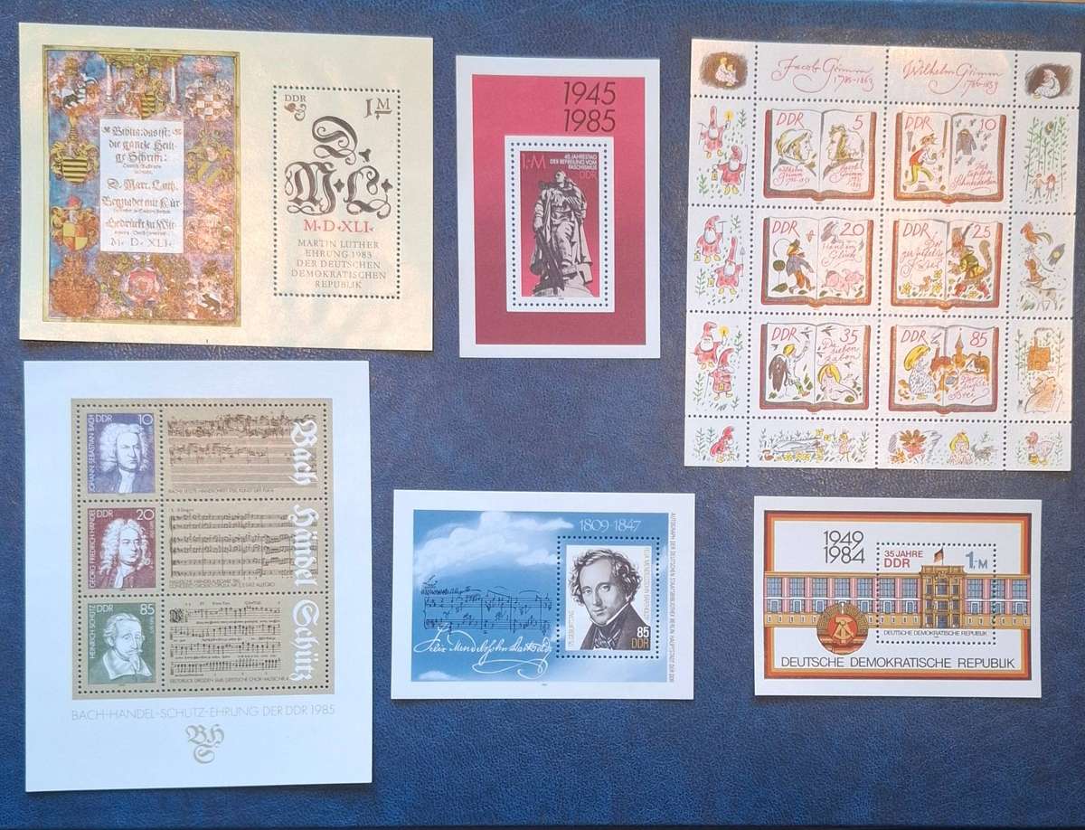 GERMANY, DDR, superb collection of mint blocks, (**) [11]