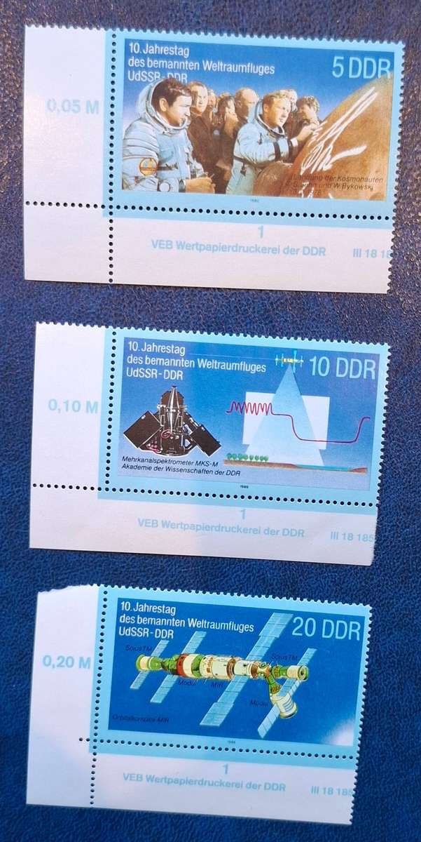 GERMANY, DDR 1988, flawless complete set in control block (Bogenecke), mint (**)