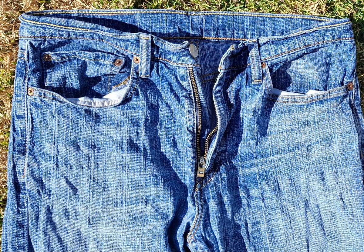 original LEVIS Jeans 511, slim, stretch, thin denim, size 34/34, blue, very fine condition