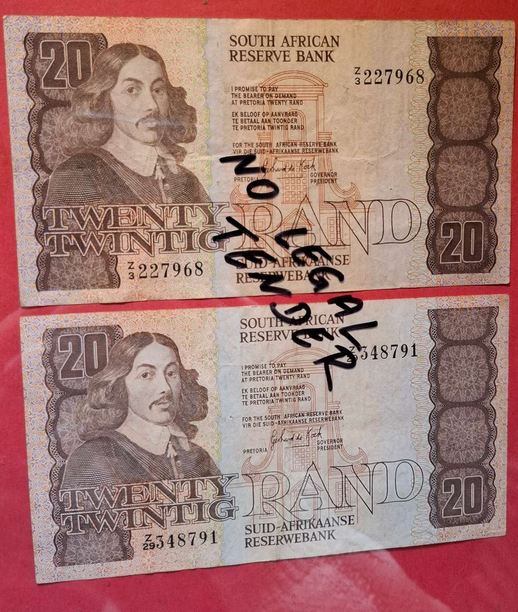 R20 1981 & 1984, prefix Z3 & Z29, E/A, GPC de Kock, 1st & 3rd issues *replacement notes #672 & #682*