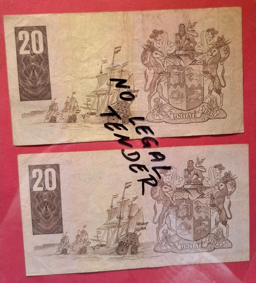 R20 1981 & 1984, prefix Z3 & Z29, E/A, GPC de Kock, 1st & 3rd issues *replacement notes #672 & #682*