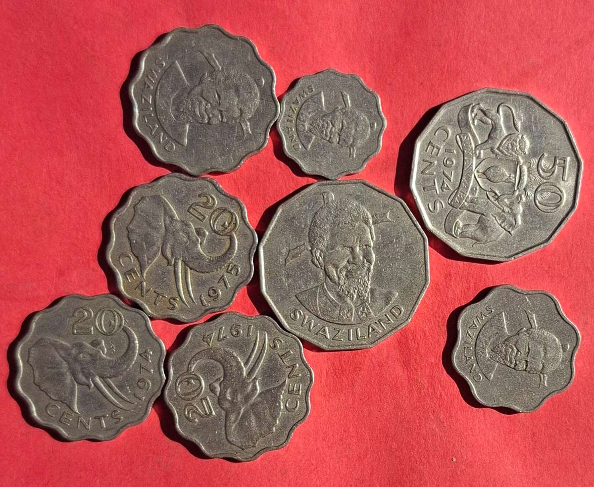 SOUTH AFRICA huge lot of cent coins 1960s to 1980s, several coins UNC - view photos for details