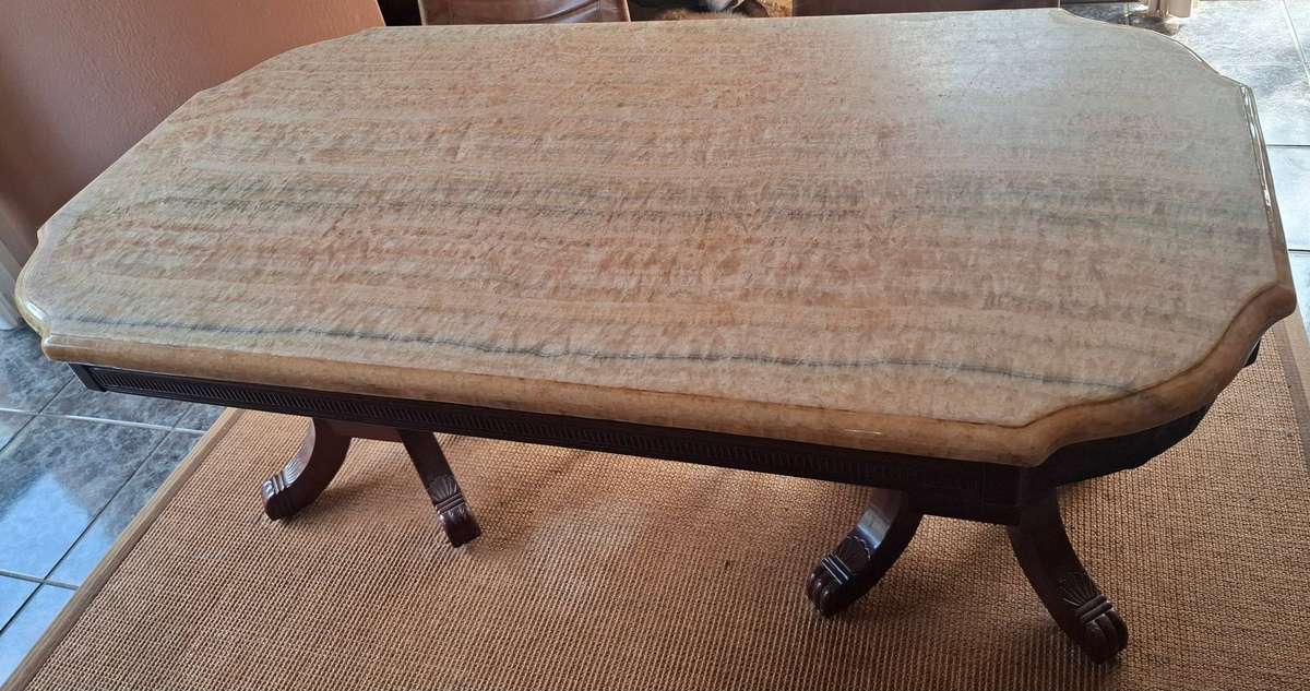 Dinner table, granite table top, timber frame -  PICK UP ONLY (Pretoria East)
