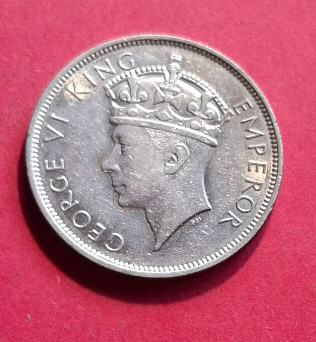 Half Crown 1937 SOUTHERN RHODESIA - numismatic collectible in silver