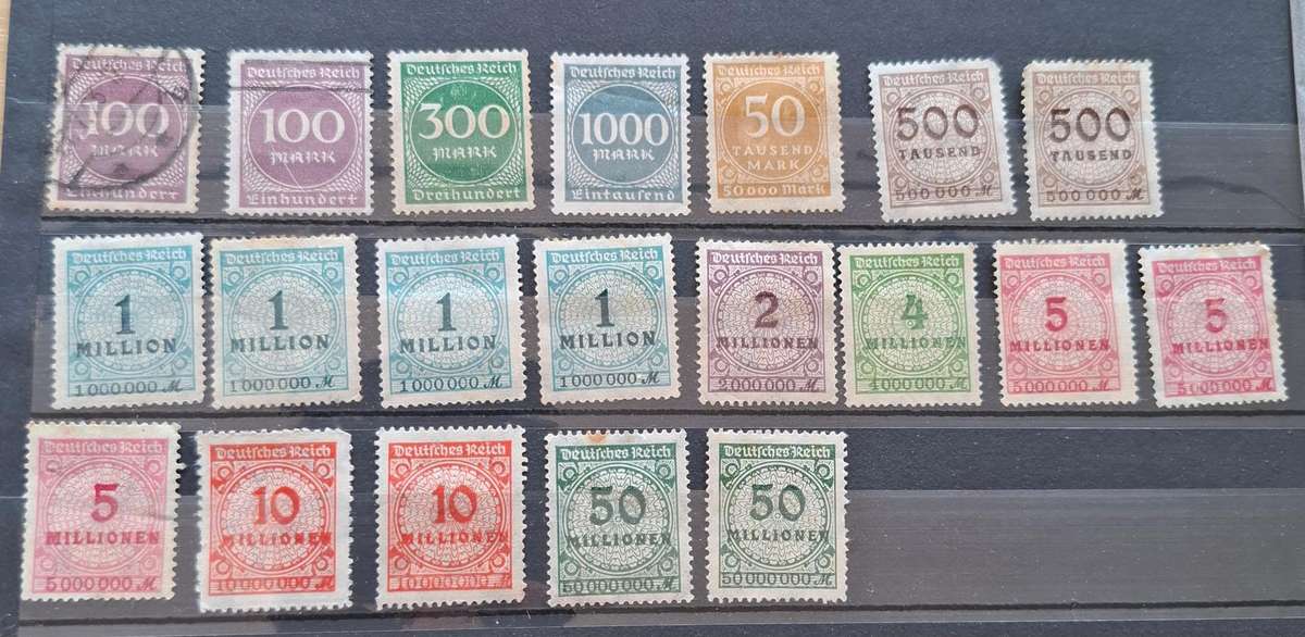 DEUTSCHES REICH - Germany, lucrative stamp lot - Weimar Inflation