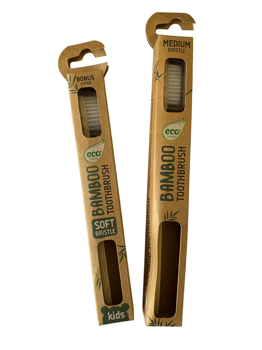 Bamboo Toothbrushes 2 pack