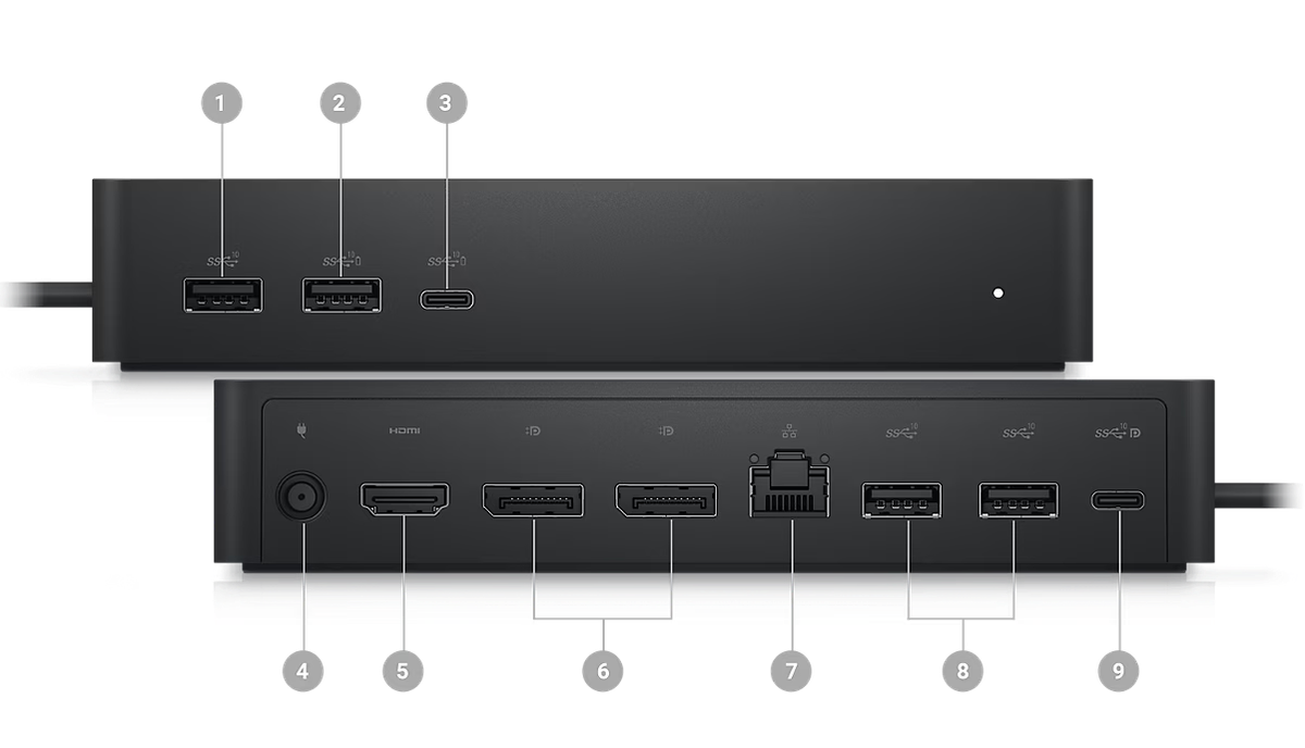 Dell UD22 Universal Dock with 130W AC Charger / Power Adapter *New Sealed*