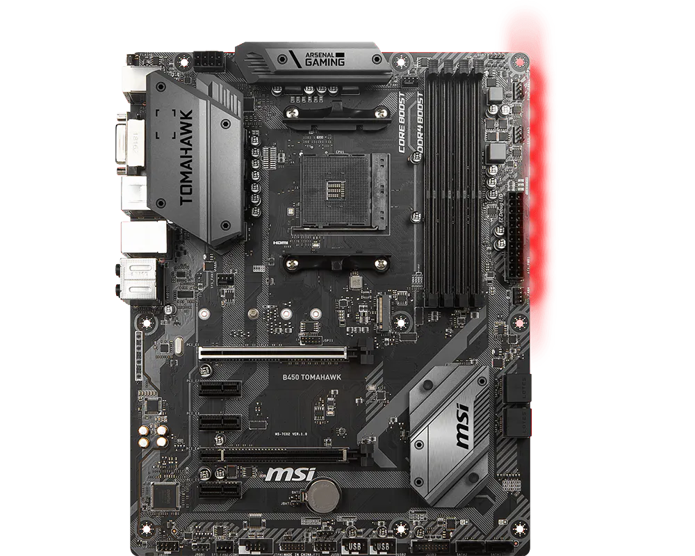 MSI B450 TOMAHAWK - Gaming Motherboard - Excellent Condition - Warranty
