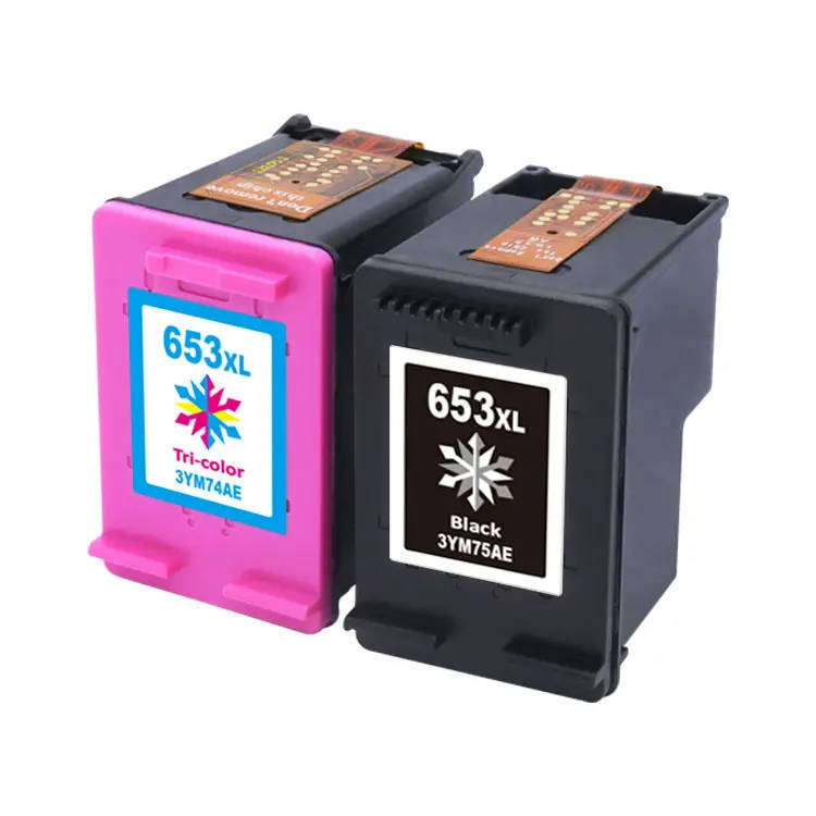 HP 653XL compatible ink cartridge Tri-color/black