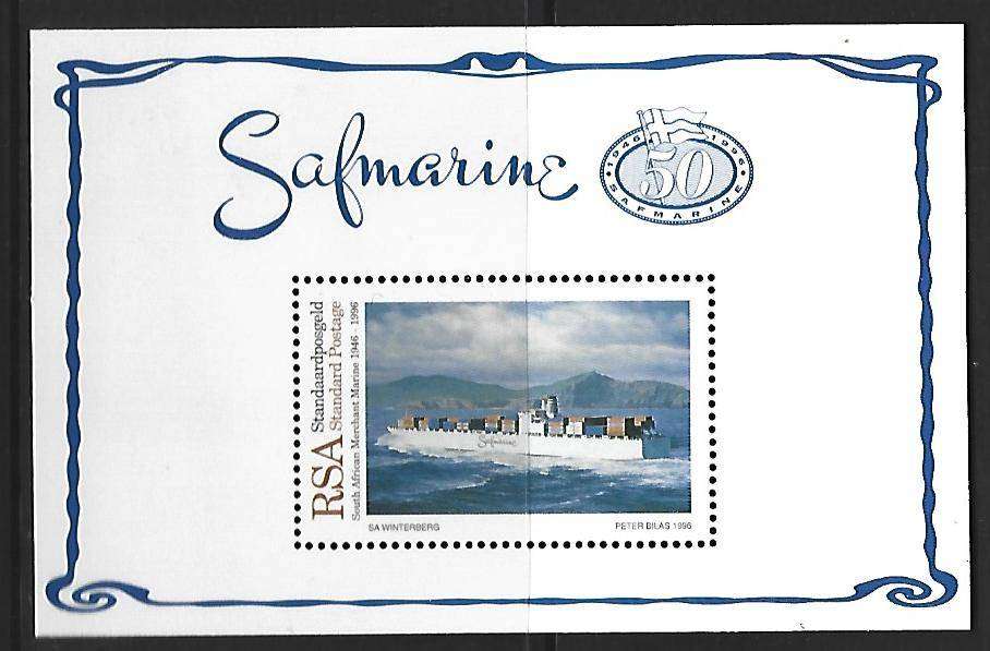 RSA - SACC 972 - Safmarine - miniature sheet