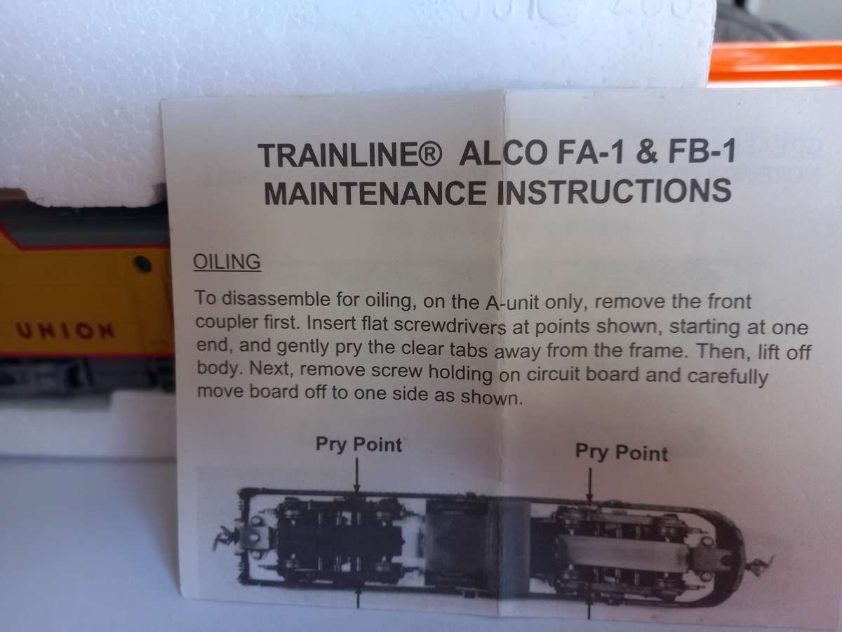 Model Trains - Union Pacific locomotive- still in original box.