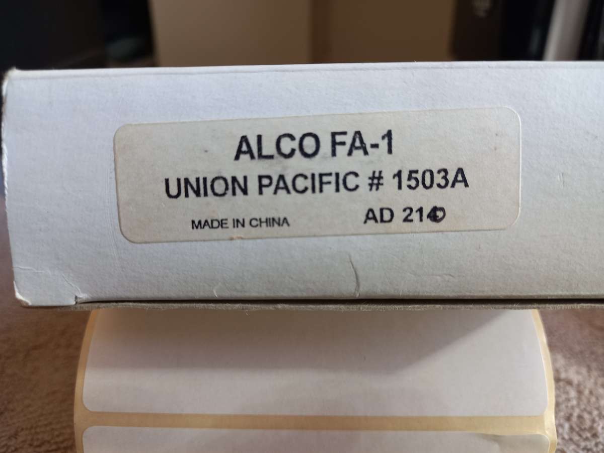 Model Trains - Union Pacific locomotive- still in original box.