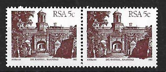 RSA- SACC 519 - 4th definitive 5c -Variety - Bleeding wall