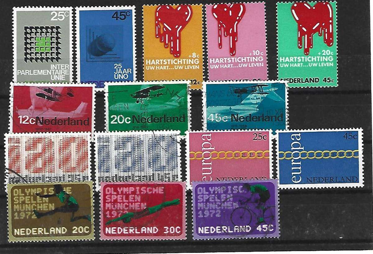 Netherlands - Selection of mint and used stamps