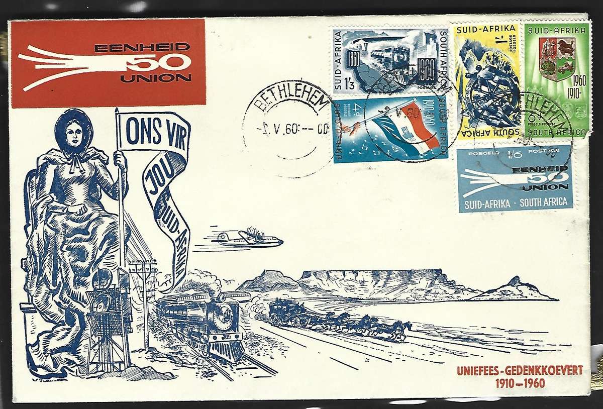 Union of SA FDC - 50th anniversary of Union