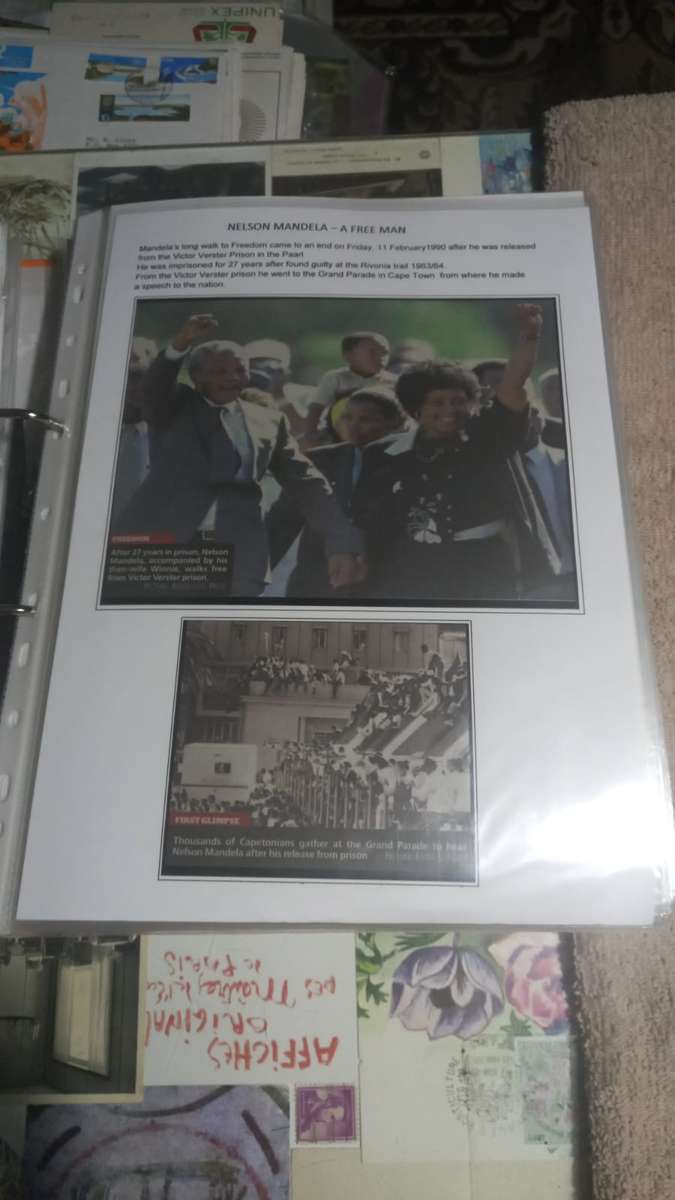 Nelson Mandela - Comprehensive collection of his life - 54 pages