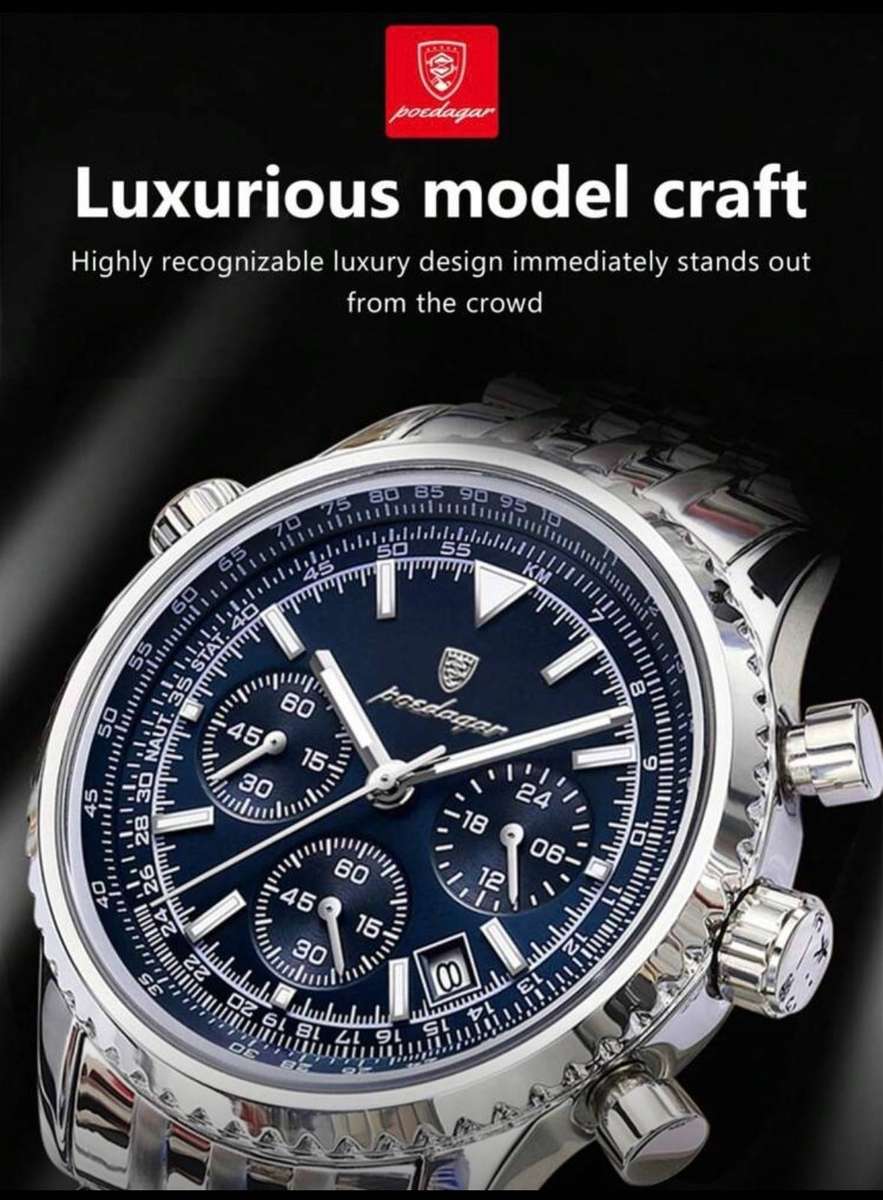 Poedagar 960 Fashion Mens Quartz Watch
