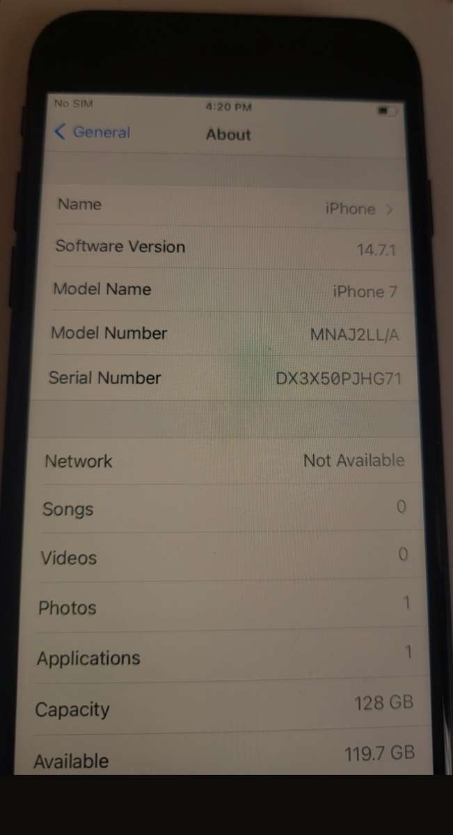 iPhone 7 - 128GB - Excellent Condition