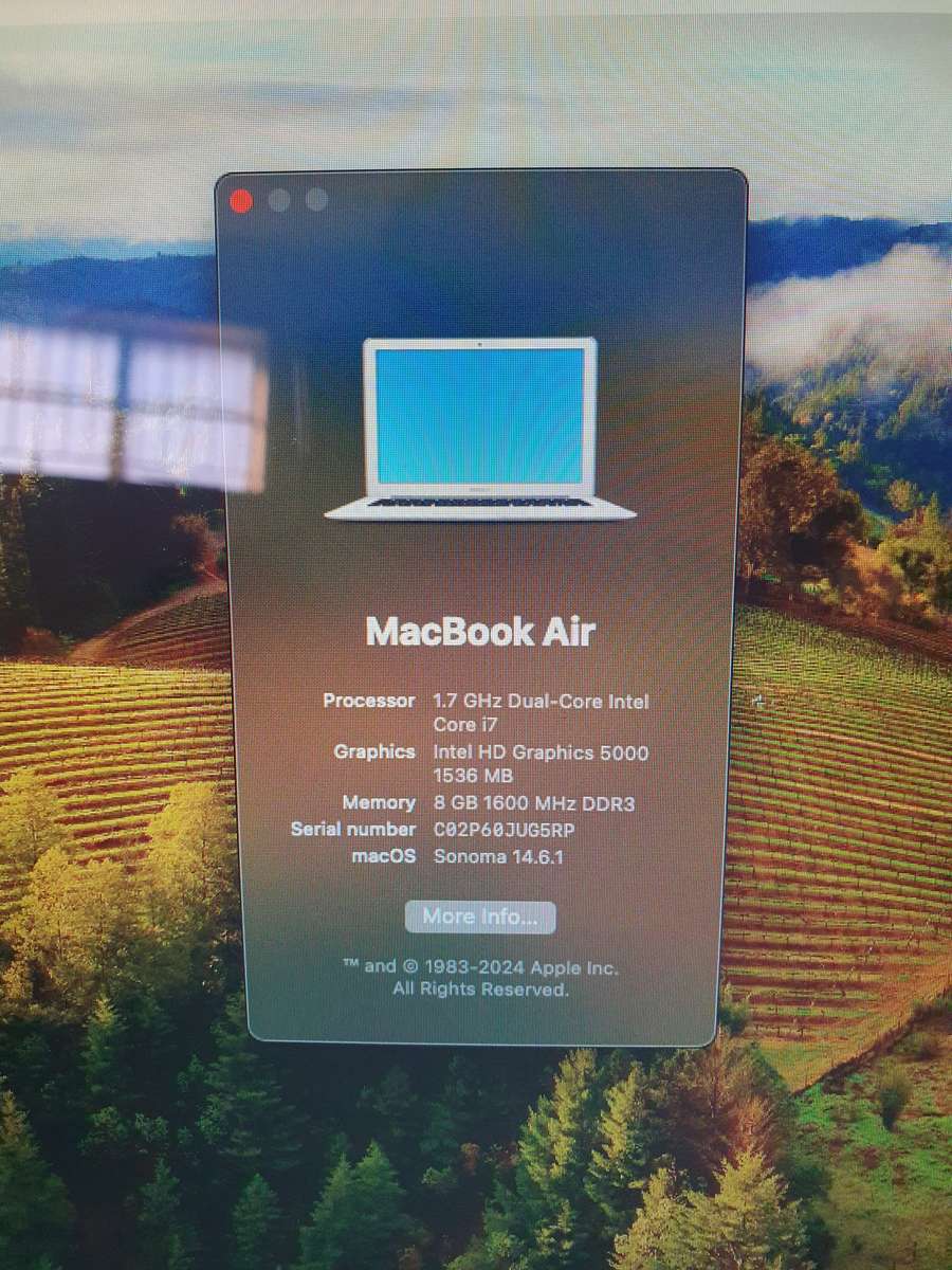 MacBook Air 13" Early 2014