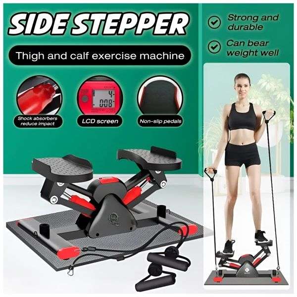 Stair Steppers for Exercise Mini Stepper Exercise Machine With Ropes