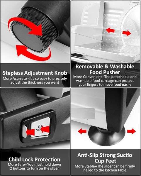 RAF Electric Food Slicer R.8800