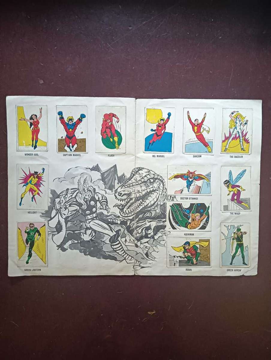 Extremely rare DC MARVEL SUPER HEROES SWOP SENSATION