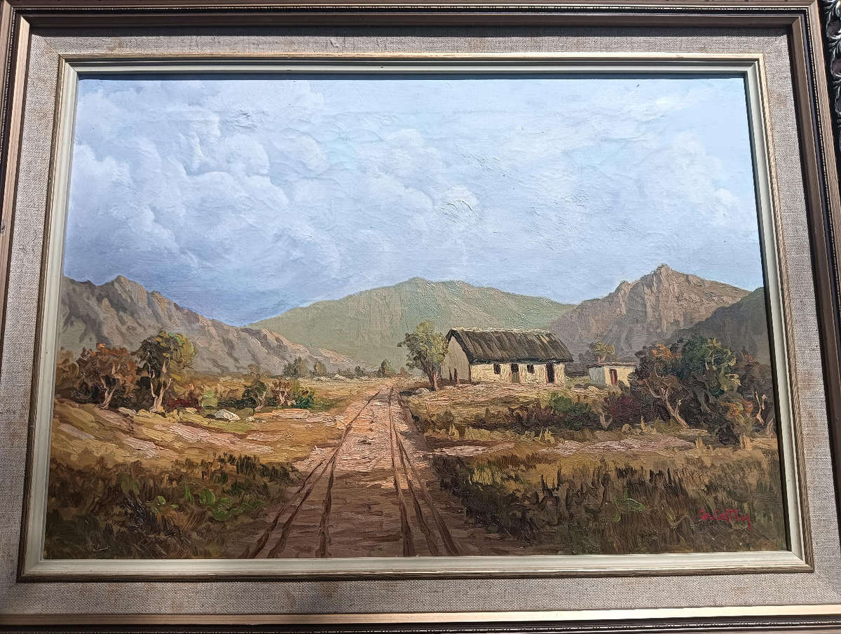 Oil painting by G Catty