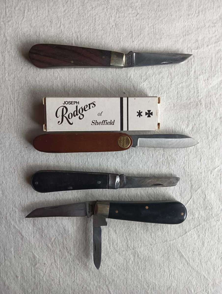 A collection of Joseph Rodgers pocket knives