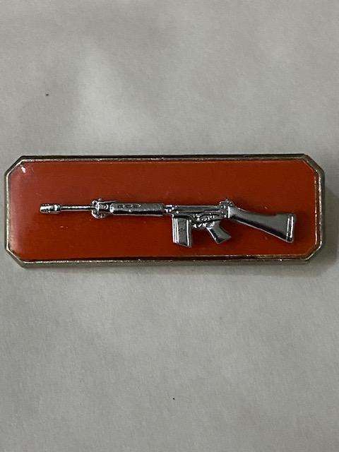 SADF Marksman shooting badge. Silver