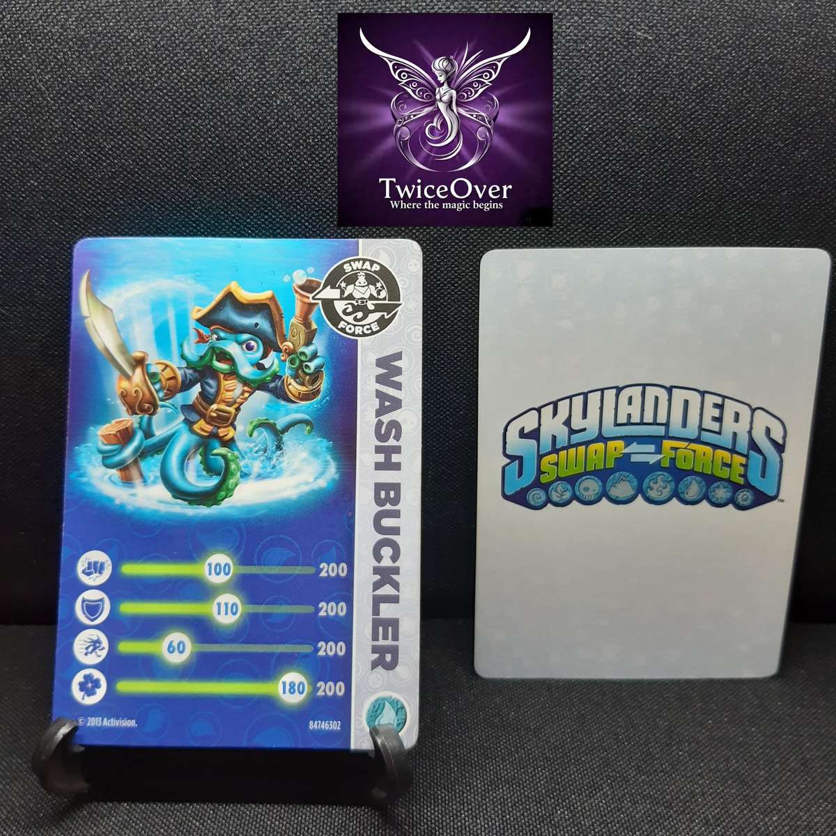 SSF - Skylanders Trading Card - Wash Buckler