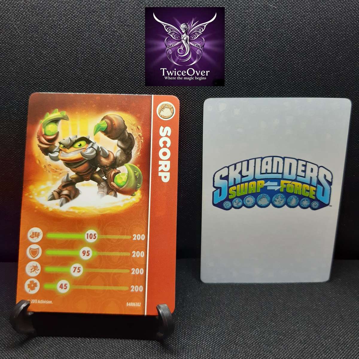 SSF - Skylanders Trading Card - Scorp - S1