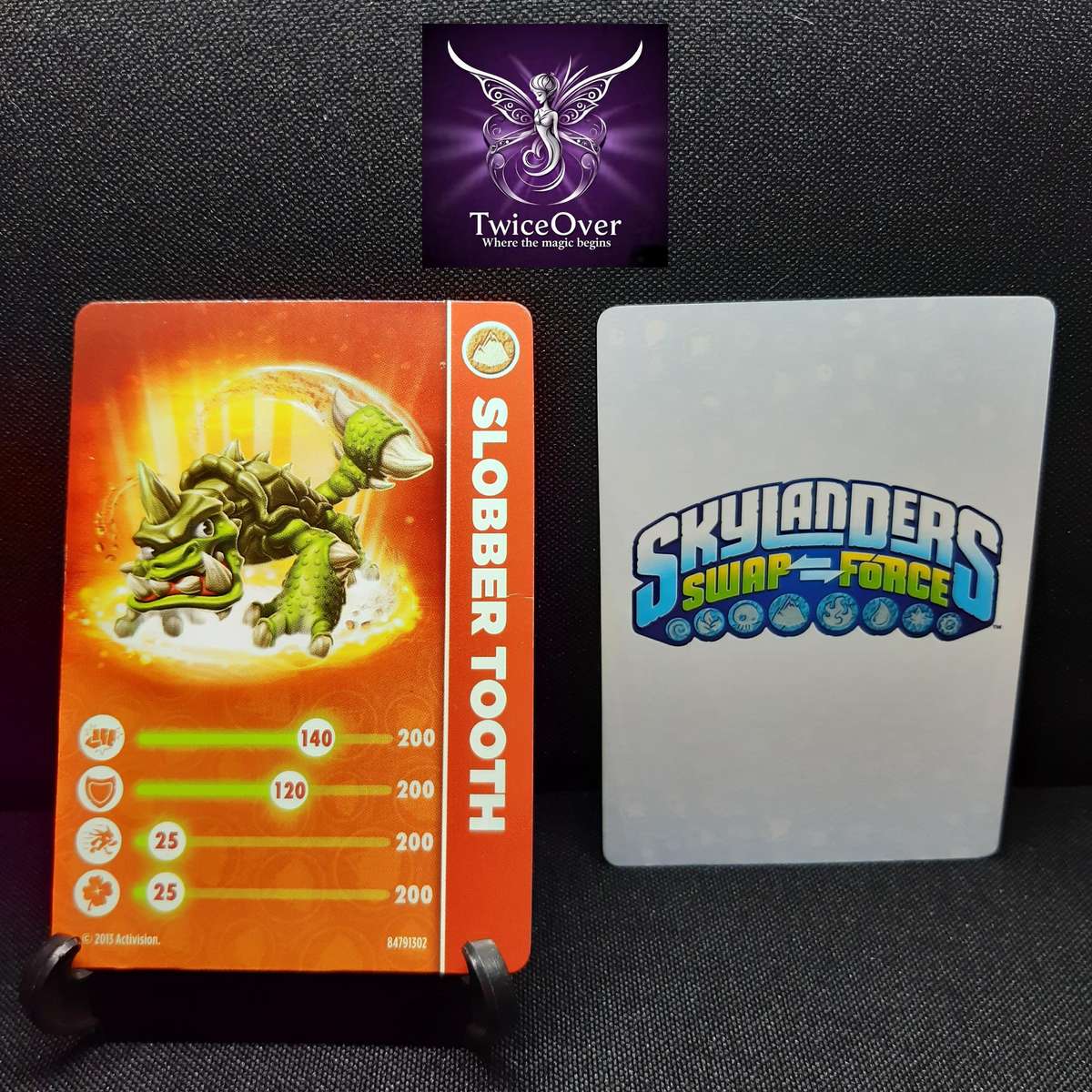 SSF - Skylanders Trading Card - Slobber Tooth - S1