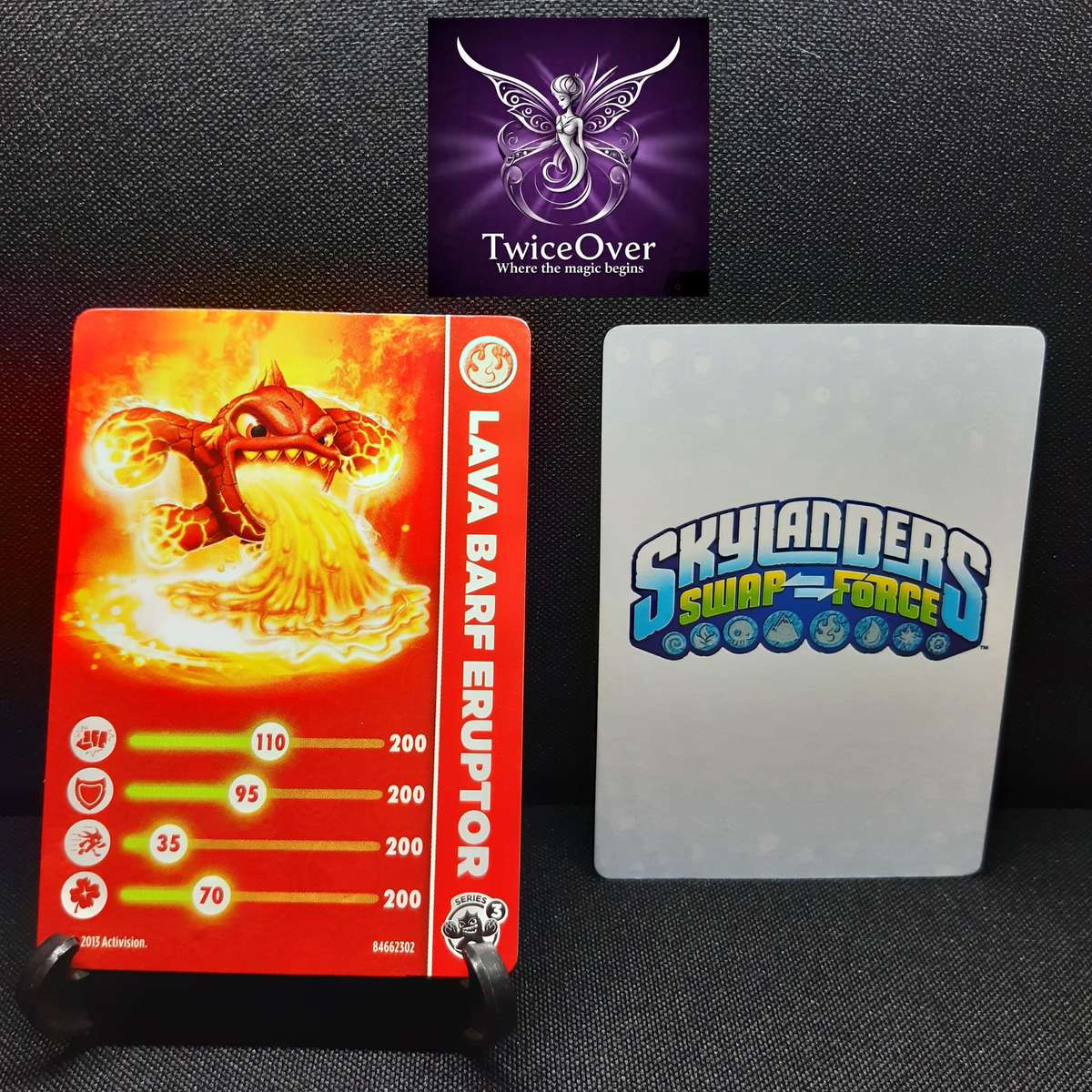 SSF - Skylanders Trading Card - Lava Barf Eruptor - S3