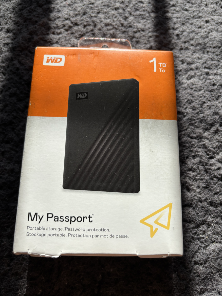 Western Digital 1 TB external hard drive