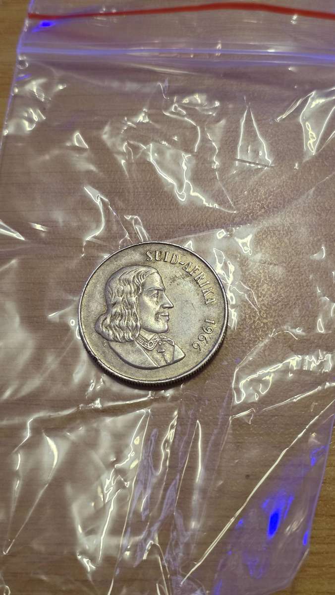 1966 SA SILVER 1 RAND ( AFRIKAANS )