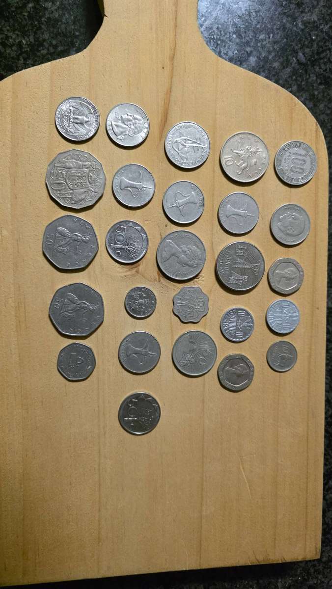 VINTAGE COIN LOT FROM SA AND OTHER COUNTRIES