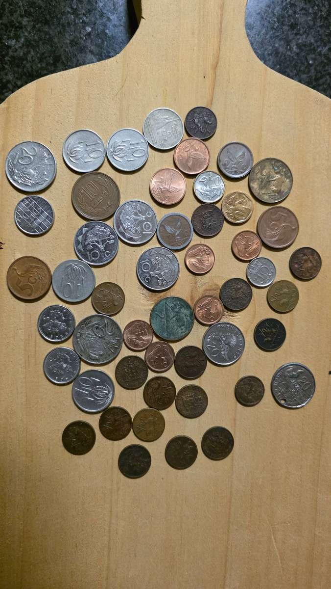 VINTAGE COIN LOT FROM SA AND OTHER COUNTRIES