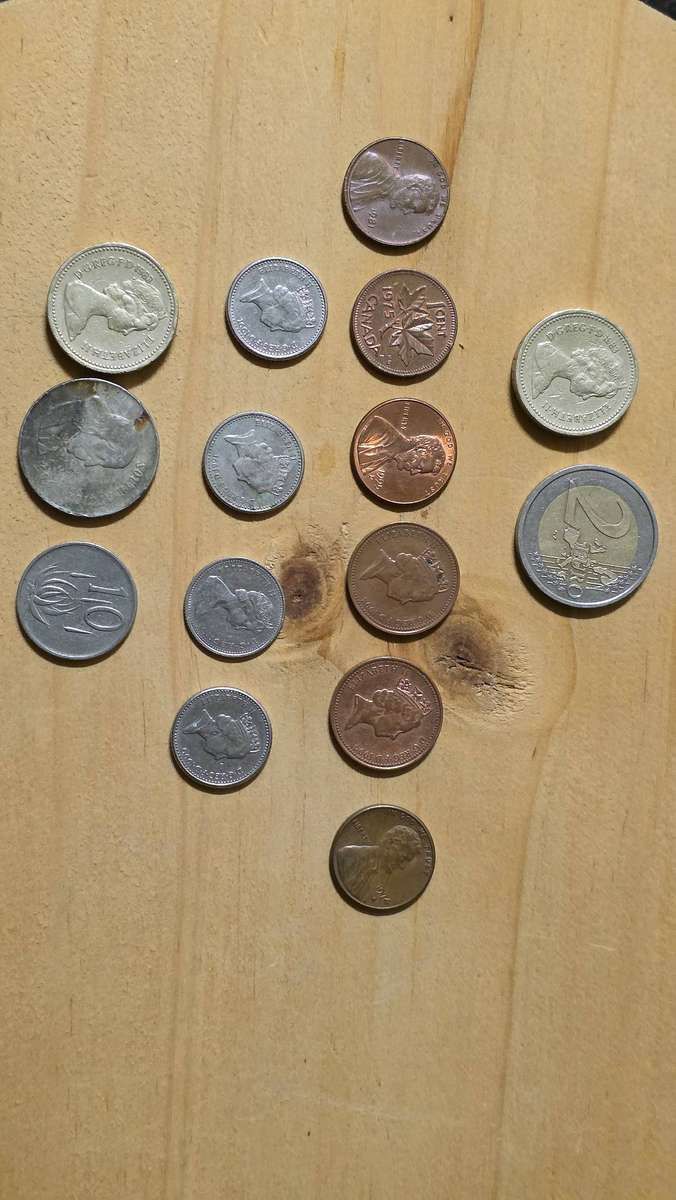 VINTAGE COIN LOT FROM SA AND OTHER COUNTRIES