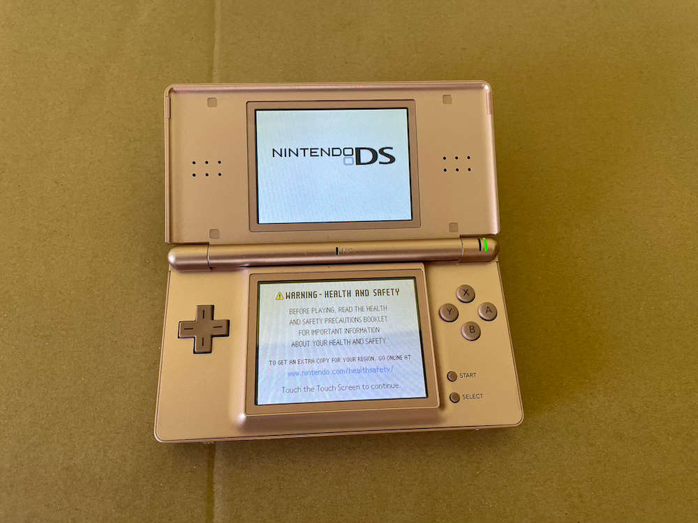 Nintendo Ds Lite Rose Gold Console with Charger