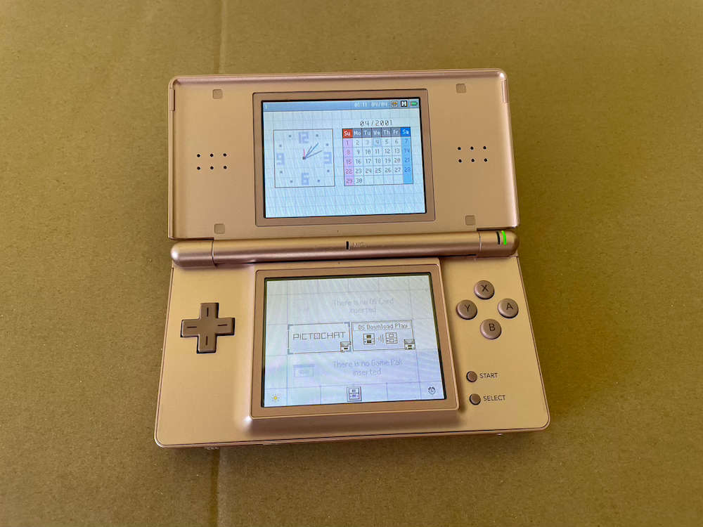 Nintendo Ds Lite Rose Gold Console with Charger