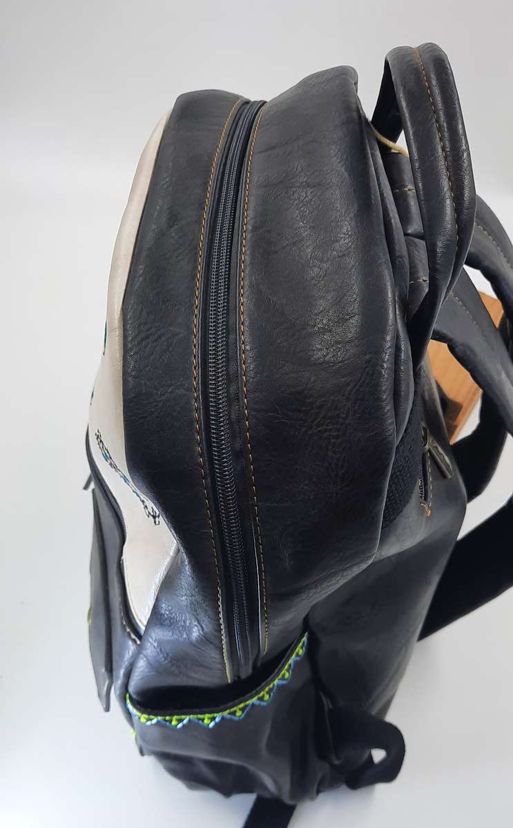 ##COTTON ROAD BACKPACK## SUPER NICE### IN BLACK/CREAM