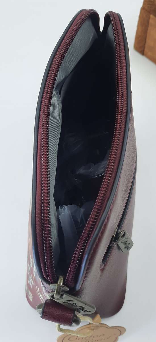 COTTON ROAD SHOULDER SLING BAG!! RED WITH FLOWER DESIGN!!@@ A GREAT BAG@@