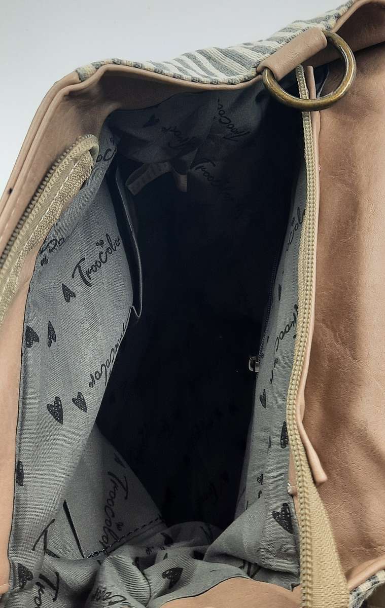 Backpack in dusty pink or light beige! TROOCOLOR(COTTON ROAD)Awesome bag!