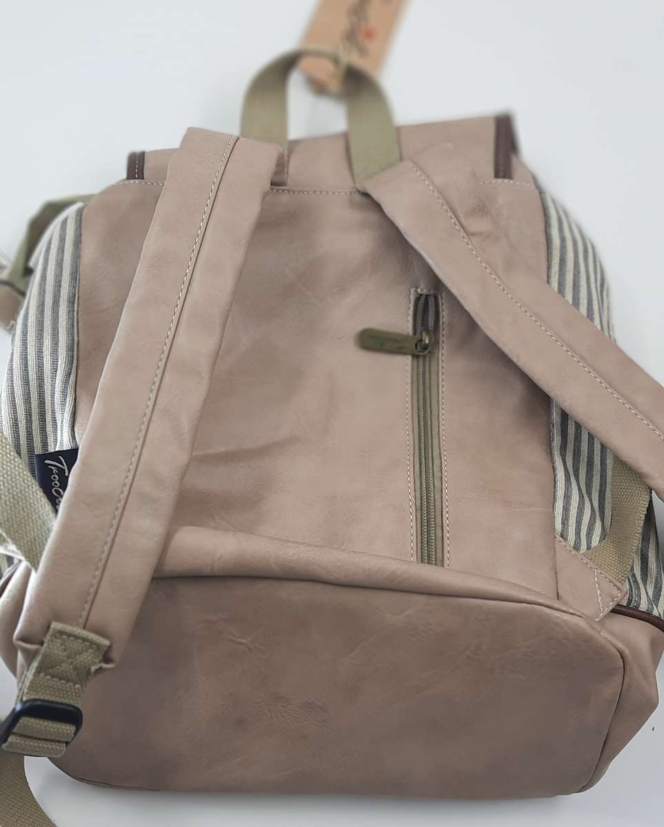 Backpack in dusty pink or light beige! TROOCOLOR(COTTON ROAD)Awesome bag!