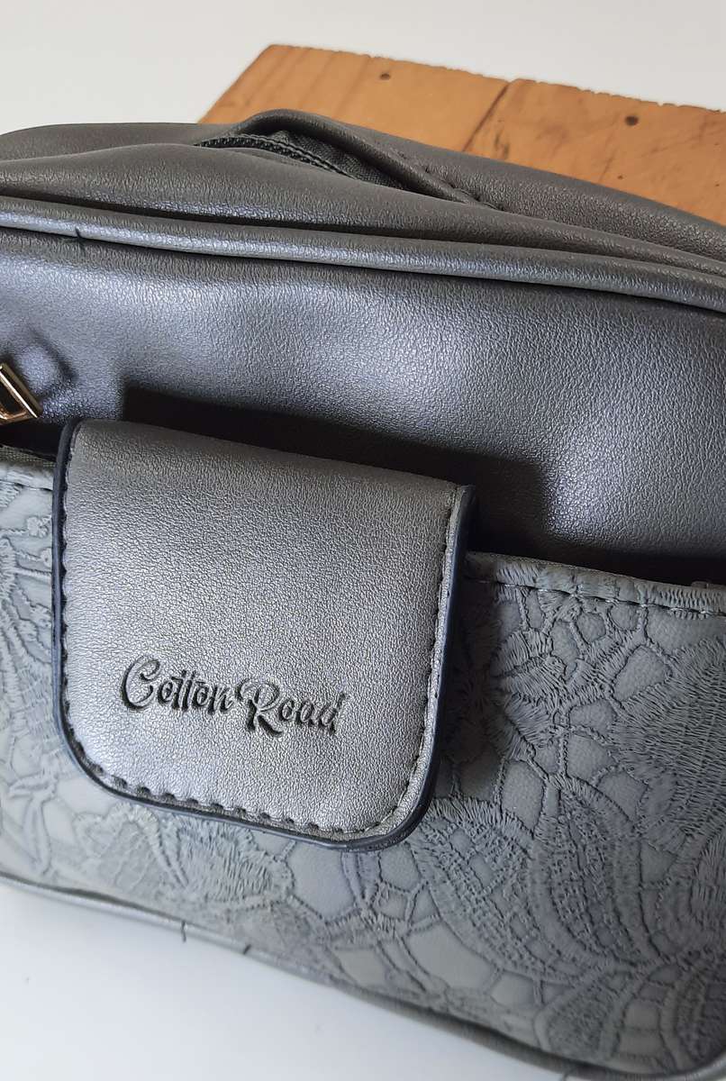 COTTON ROAD SLING BAG IN DARK GREY!! ##CUTE and STYLISH##