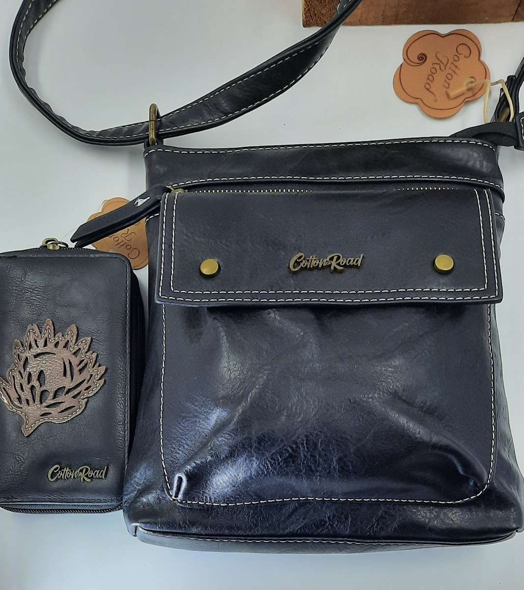 ##COMBO SET## COTTON ROAD SLING BAG AND A PURSE!!@@ COMBO DEAL##