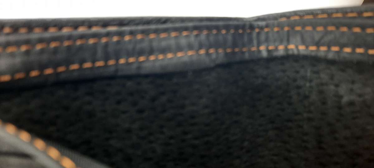 Genuine Cowhide Leather Wallet with Motor Bike Engraving, Black Color