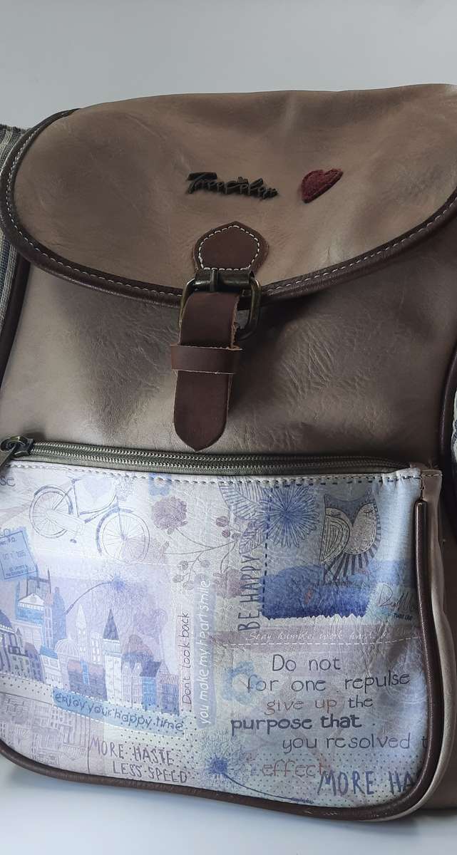 Backpack in dusty pink or light beige! TROOCOLOR(COTTON ROAD)Awesome bag!