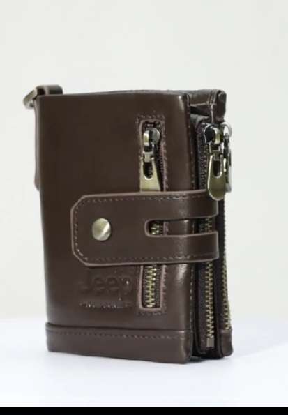 JEEP GENUINE LEATHER COWHIDE WALLET
